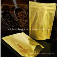 Metalize Golden Foil Stand up Coffee Bag